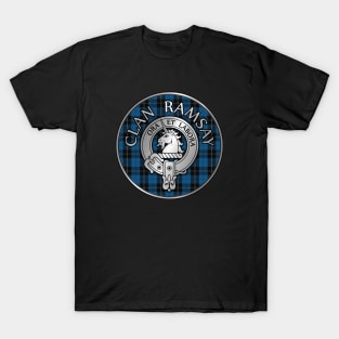 Clan Ramsay Crest & Hunting Tartan T-Shirt